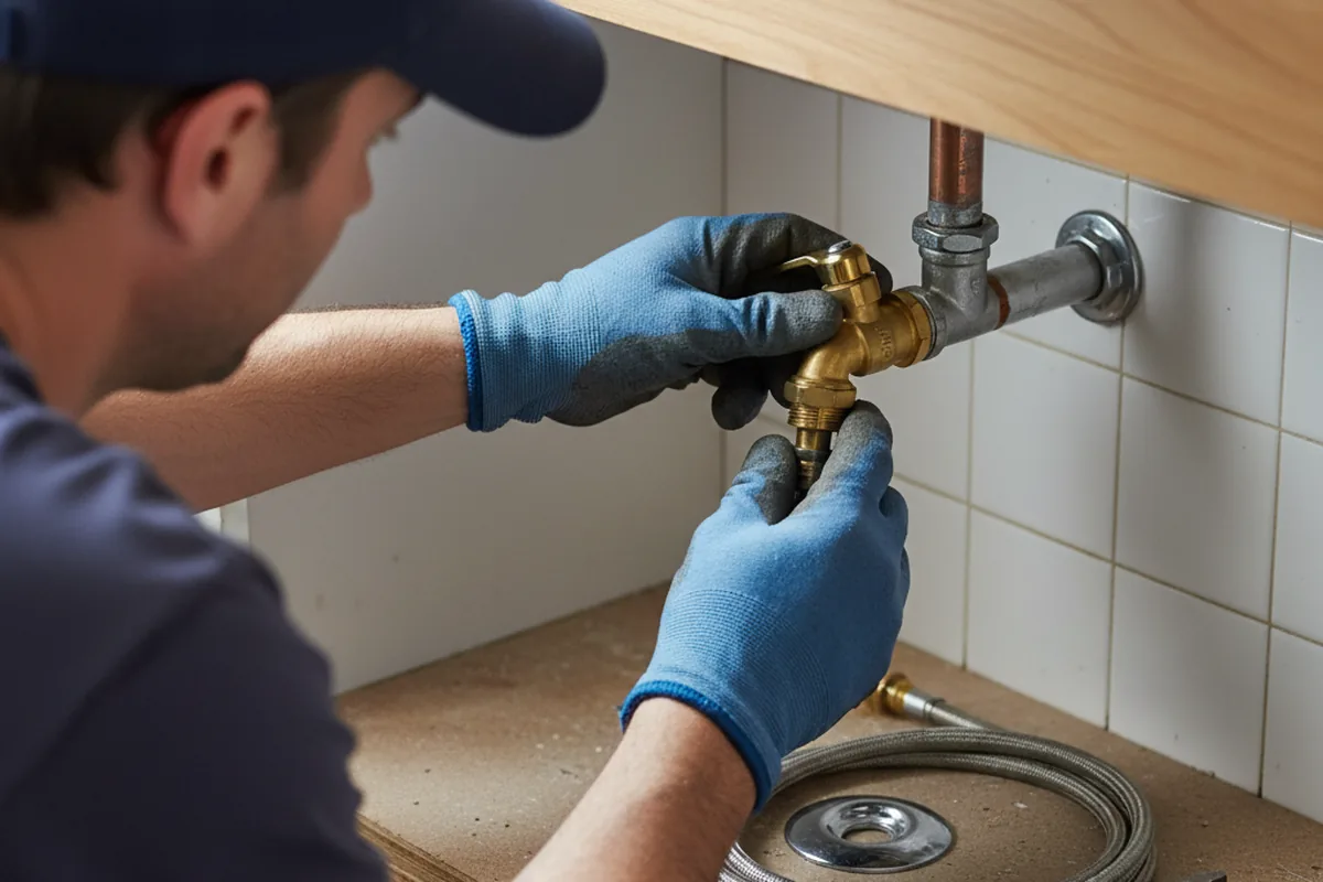 Shutoff valve and fitting work during Faucet and Fixture Repair in Hastings On Hudson